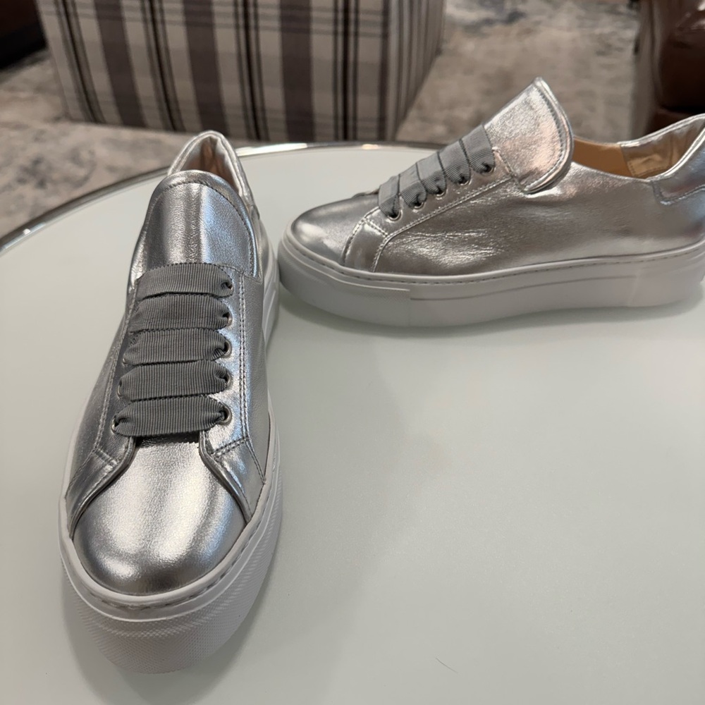 AGL silver gym shoes. Size 40.